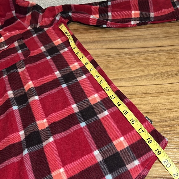 ✨Eddie Bauer✨ NWT Plus Size Quest Plaid Flannel Shirt Size XXL/2XL Red Black - Picture 12 of 12